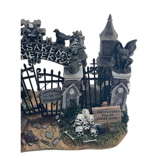 LEMAX 43421 Forsaken Cemetery Gate Table Accent 2004 - Picture 3 of 5